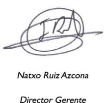 Firma del Director Gerente de apnabi
